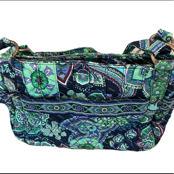 Vera Bradley Handbags - Vera Bradley paisley & flower tote bag like new